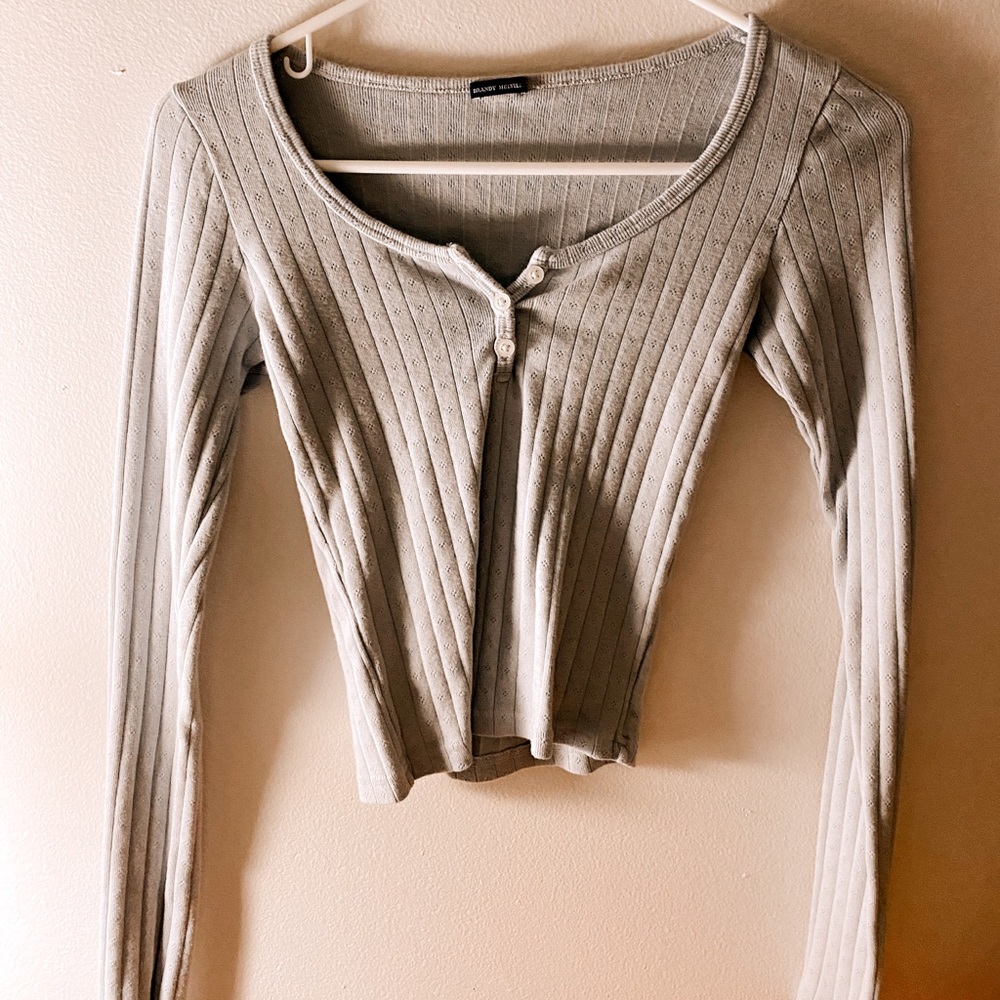 BRANDY MELVILLE LIGHT BLUE TOP